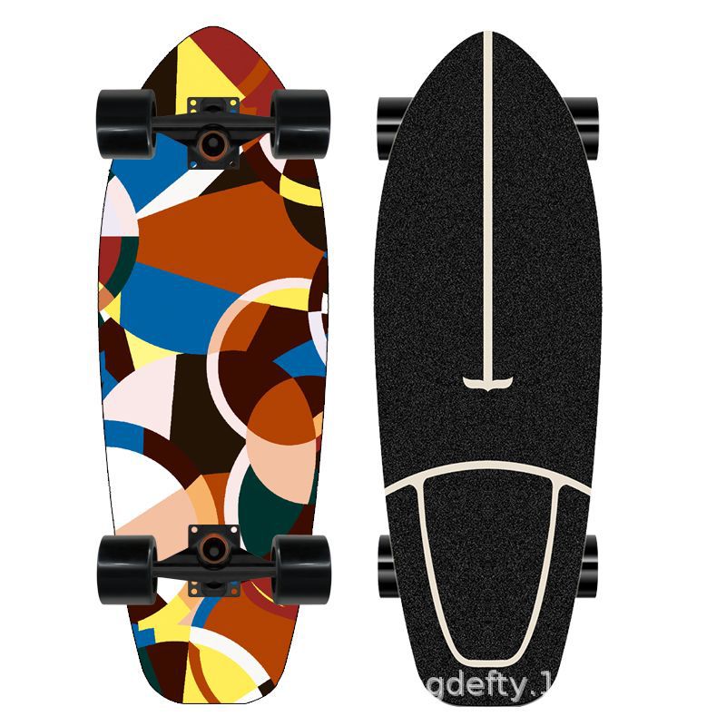 Kunstnerisk Løve Design Skateboard Skanto