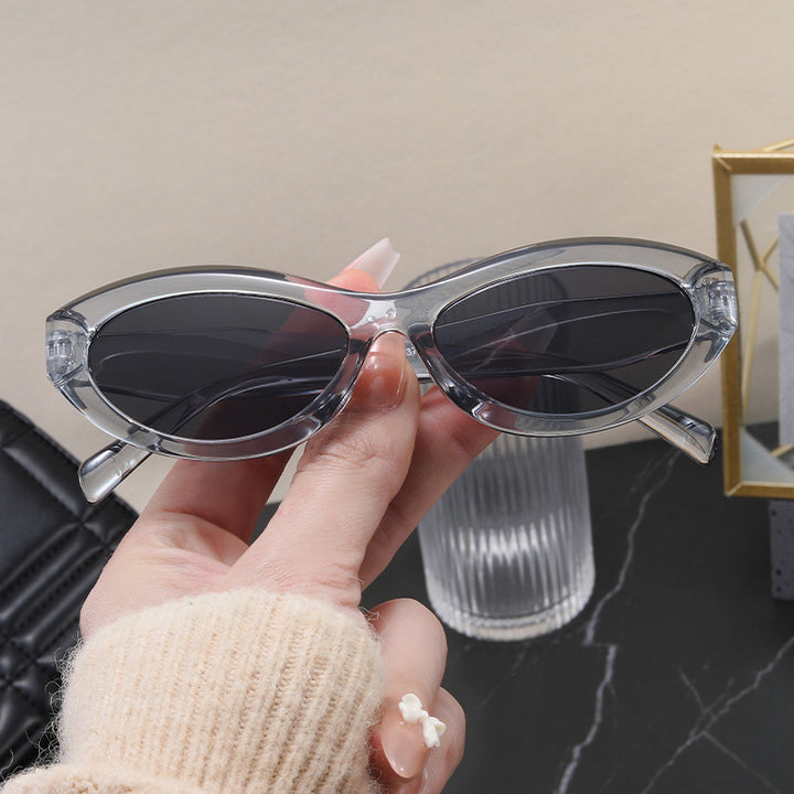 Dame trendy Cat-Eye solbriller med UV-beskyttelse Skanto