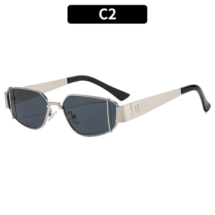 Dame designer solbrille i moderne, kantete stil Skanto