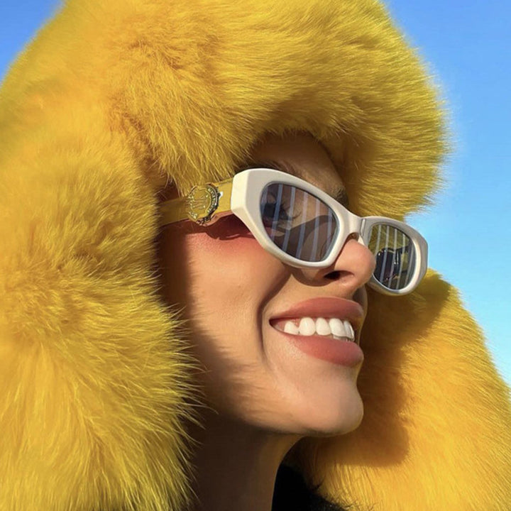 Women's Fashion Cat-Eye Sunglasses with Striking Design and Luxurious Details Skanto
