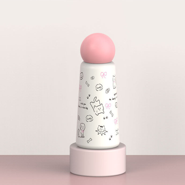 Dame kreativ drikkeflaske med leken kattedesign Skanto