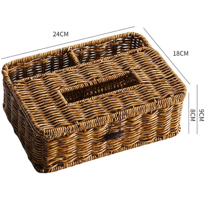 Håndvevd Multi-Compartment Oppbevaringskurv Skanto