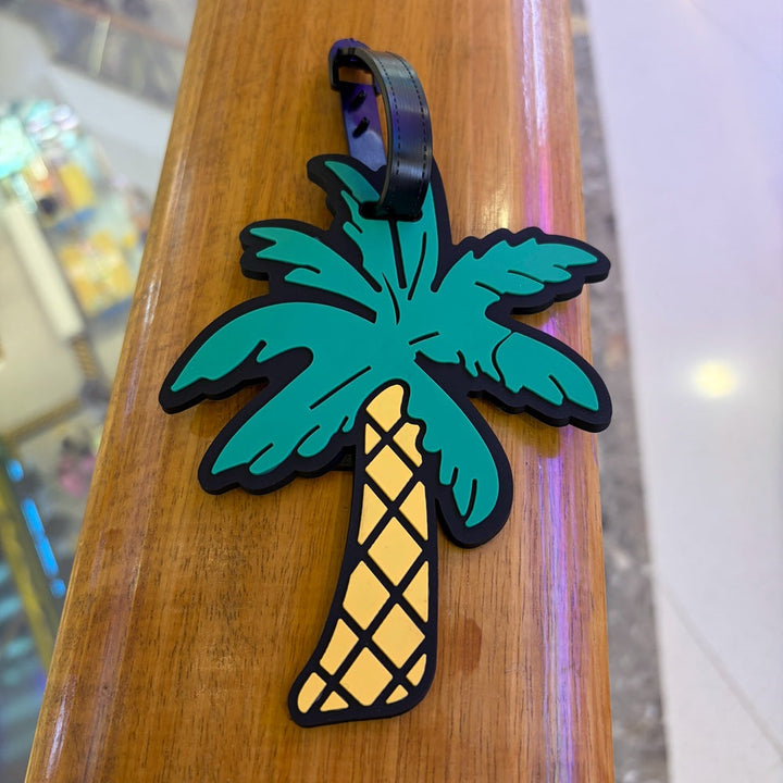 Tropisk Palm Tre Luggage Tag Skanto
