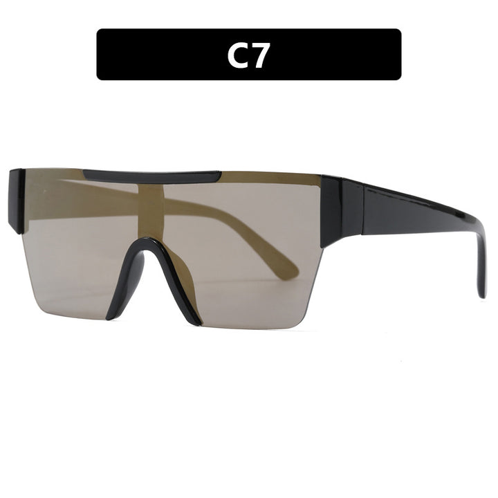 Women's futuristic sports sunglasses with UV protection and wide lens area Skanto