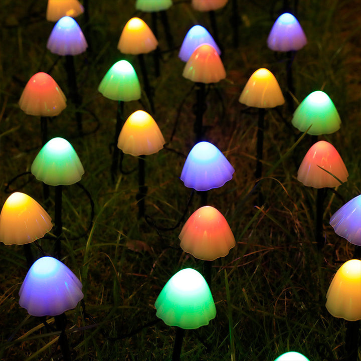 Crescent Moon Solar Garden Stake Lights Skanto