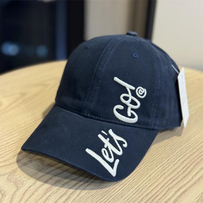 Kvinners brodert casual bomull baseball caps Skanto