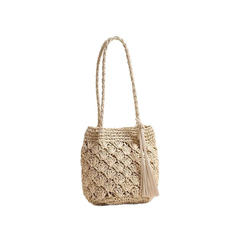 Hand-knotted macrame shoulder bag Skanto