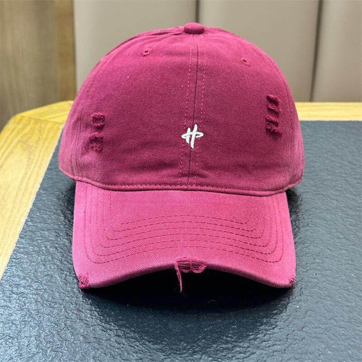 Kvinne Slitt Vintage Baseball Caps Skanto
