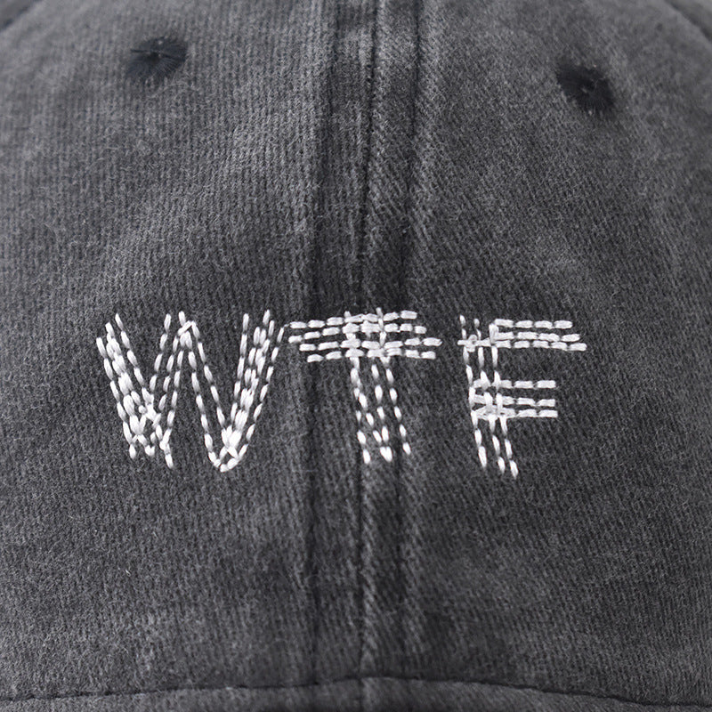 Kvinne Casual Slitt Denim Baseball Caps Skanto