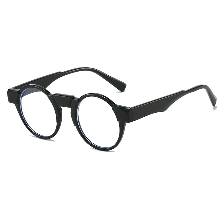 Dame moteriktig lesebrille med innovativt rundt rammedesign Skanto