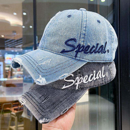 Unisex Slittet K bomull Far Cap Skanto