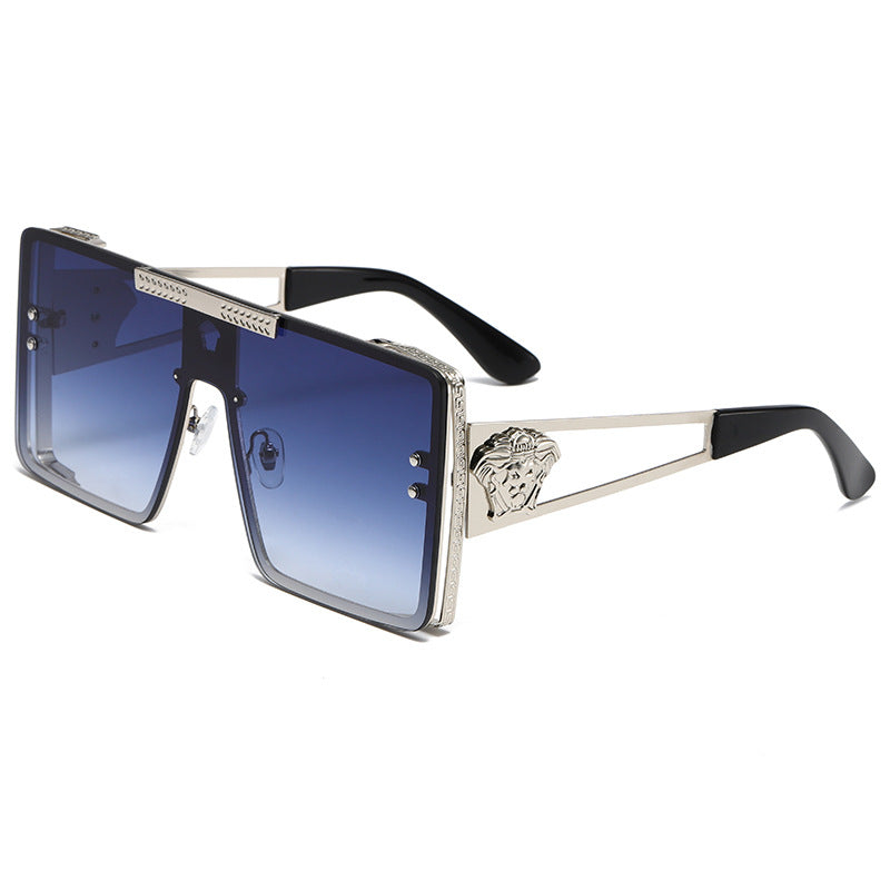 Dame oversized luksuriøs solbrille med filigran designelement Skanto