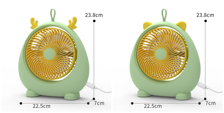 Damer Bærbar Mini-vifte i kawaii dyredesign Skanto