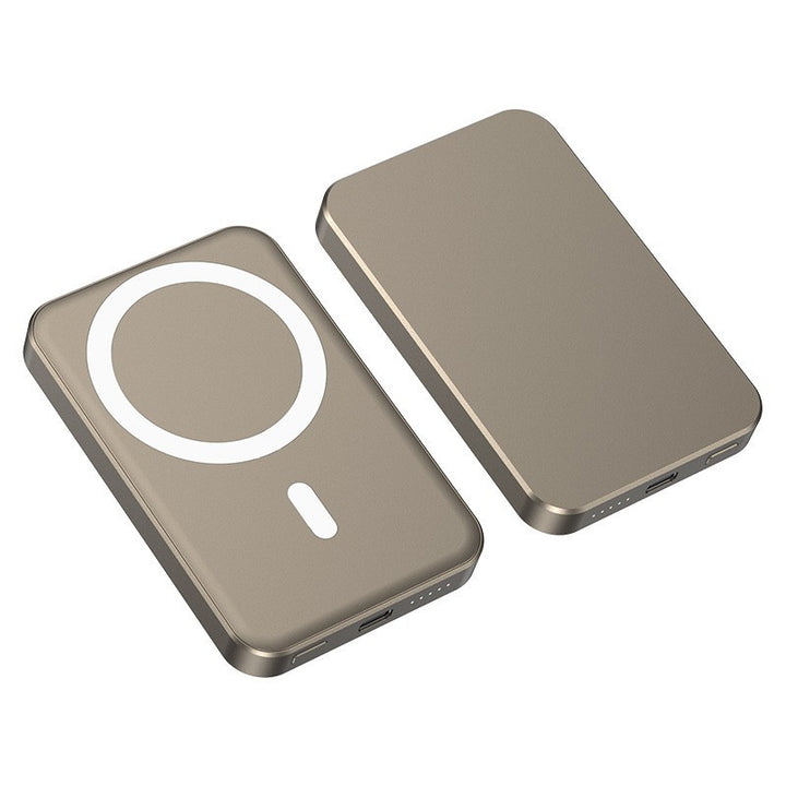 Magnetisk Powerbank med hurtigladende Qi-funksjon Skanto