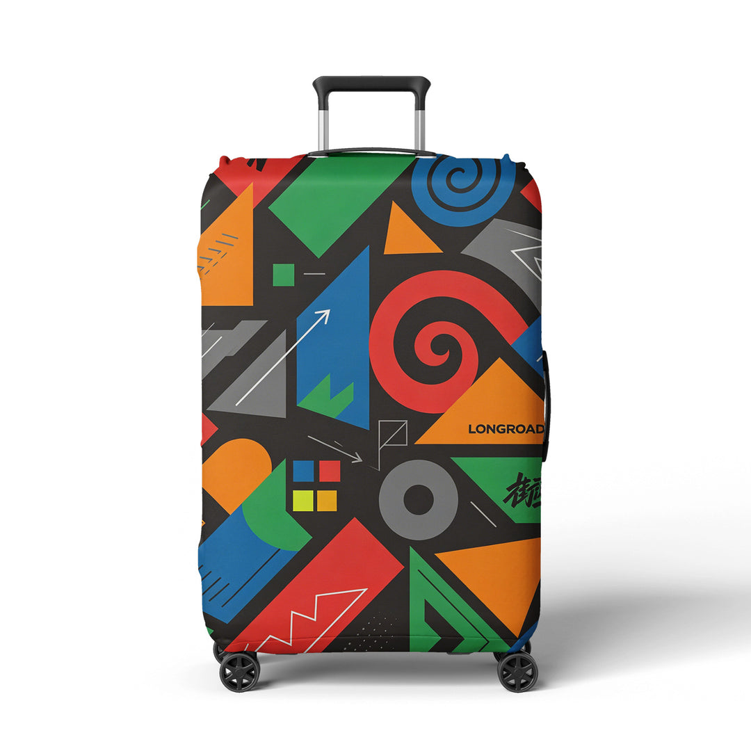 Dame koffertrekk med moderne grafisk design Skanto