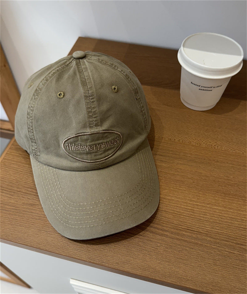 Herre Casual Slitt Bomull Baseball Caps Skanto