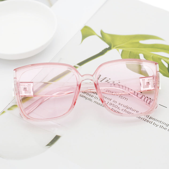Damer Motemessig Oversized-Quadrat-solbrille Skanto