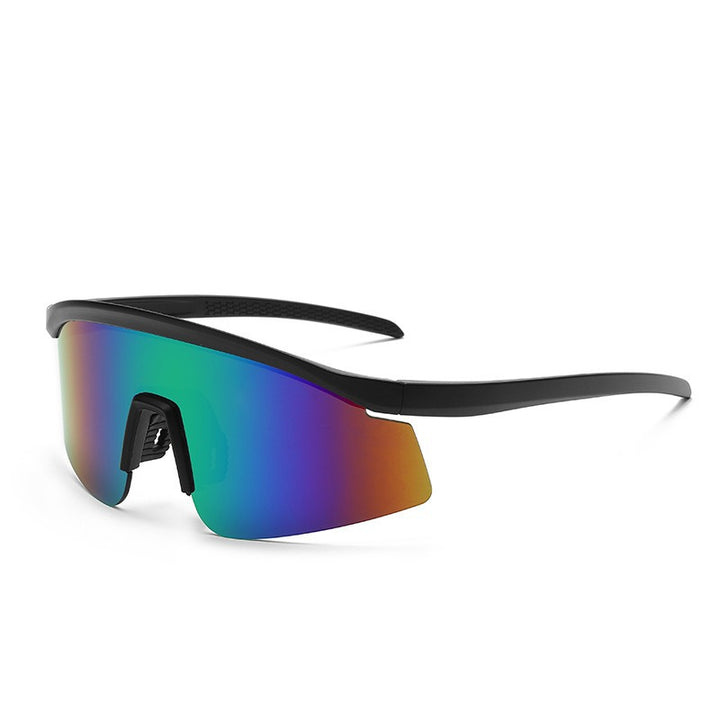 Unisex nan sportslig wraparound solbrille med polarisert glass og sklisikkert nesepad Skanto