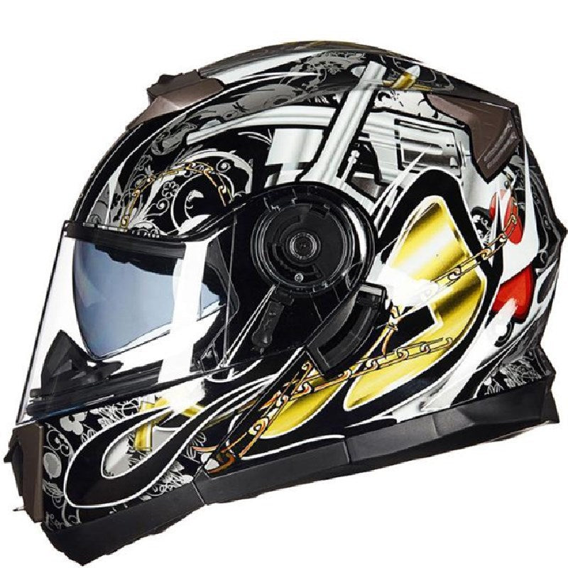 Full-Face Motorsykkelhjelm med Avansert Ventilasjon Skanto