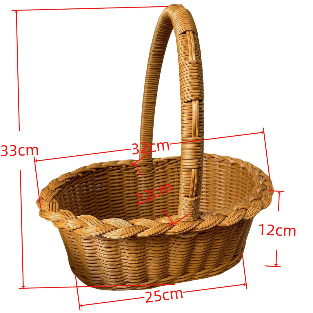 Dame elegant flettet handlenett Skanto