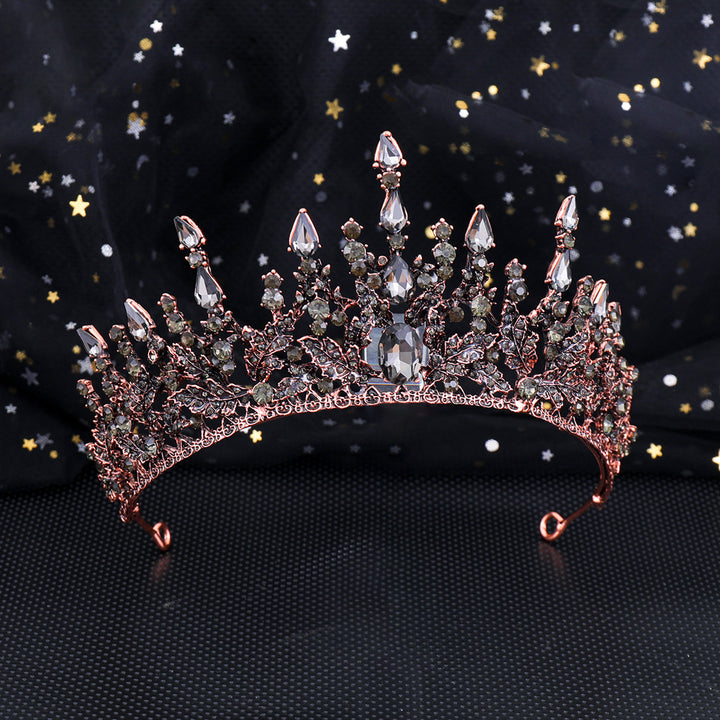 Dame Elegant Tiara med glitrende krystaller Skanto