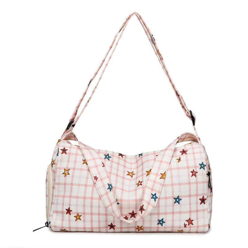 Sporty crossover bag with unique star pattern Skanto
