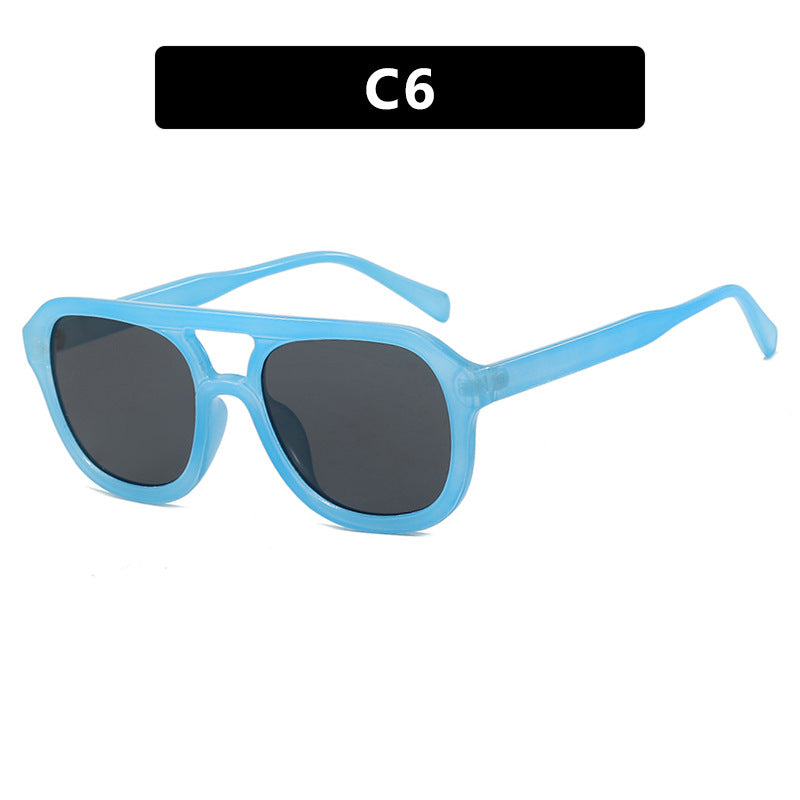 Women's fashionable sports sunglasses with wide, flexible frame Skanto