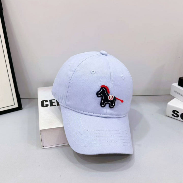 Kvinne Playful Brodert Pony Baseball Caps Skanto