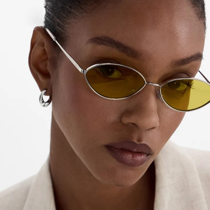 Women's fashionable sunglasses with oval design and polarized lenses Skanto