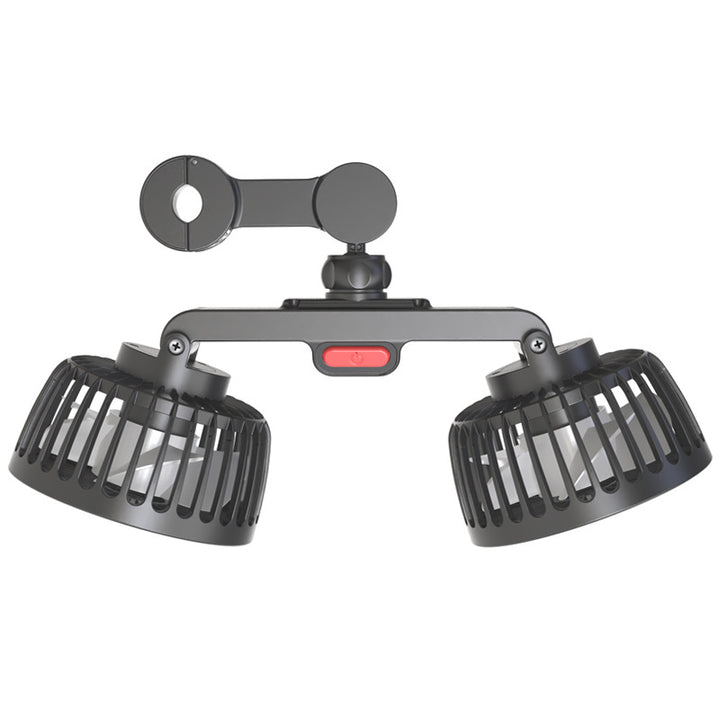 Dual-Head Bærbar Luft Sirkulator Vifte Skanto