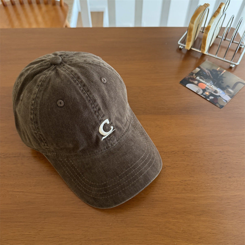 Herre Vintage-Inspirert Vasket Denim Caps Skanto