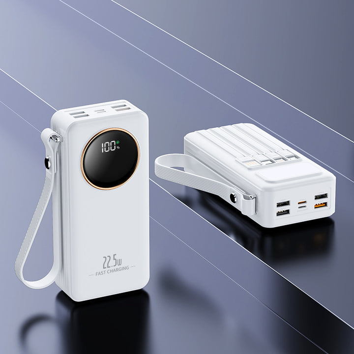 Høyytelses hurtiglade-powerbank med digital skjerm Skanto