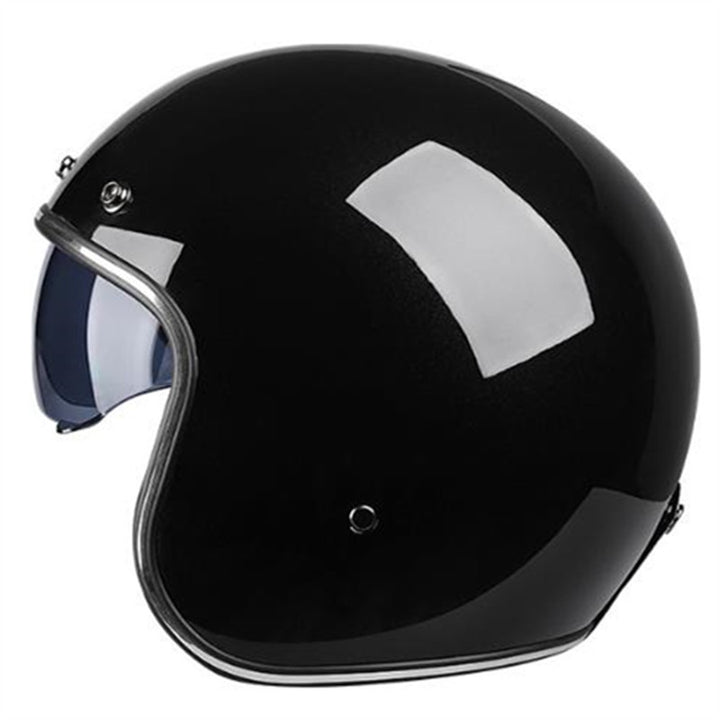 Klassisk Jet-Stil Motorsykkelhjelm Skanto