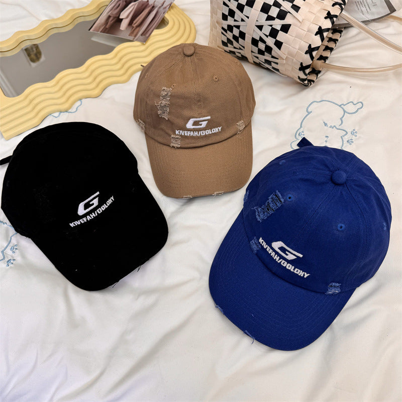 Herre Slitt Casual Baseball Caps Skanto
