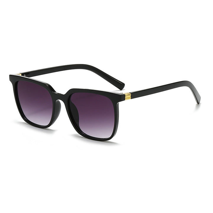 Dame moteriktig oversized solbrille Skanto