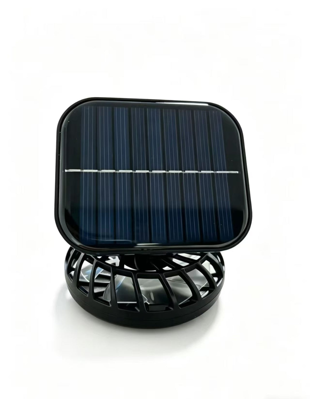 Unisex nan tragbar solardrevet mini-vifte med integrert solcellepanel Skanto