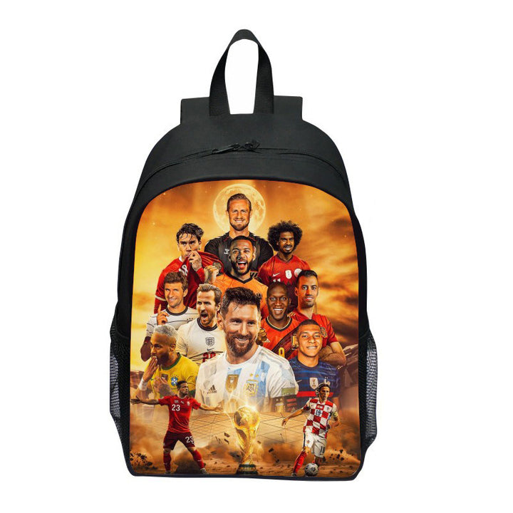 Ryggsekk med iøynefallende sportmotiv Skanto