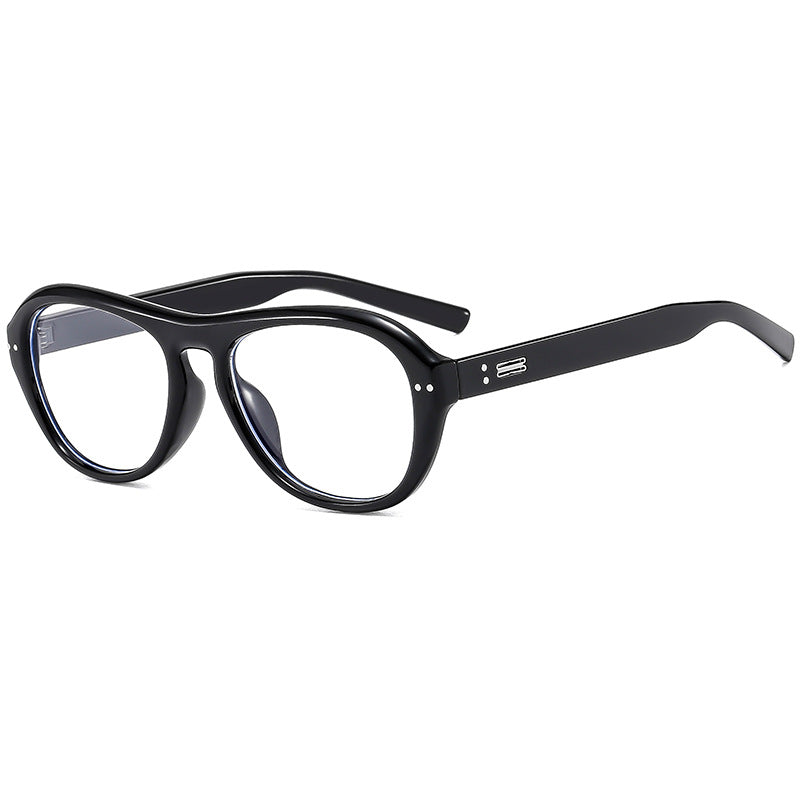 Women's fashionable glasses with stylish elongated frame and high-quality plastic Skanto
