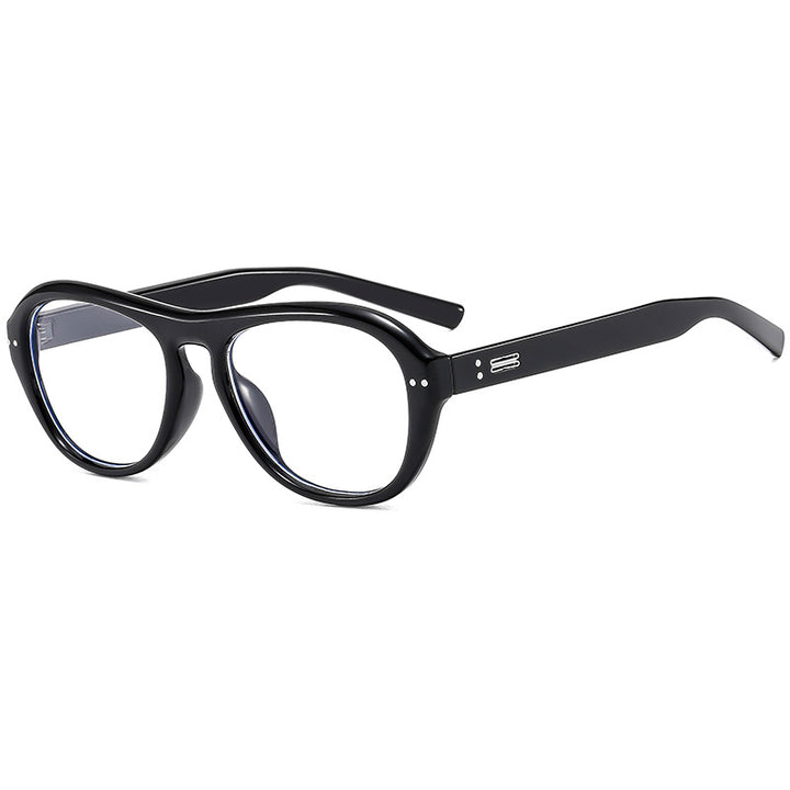 Women's fashionable glasses with stylish elongated frame and high-quality plastic Skanto