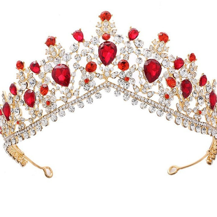 Damer Glamourøs Tiara med Strass- og Krystallpynt Skanto