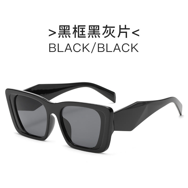Dame geometrisk oversized solbrille Skanto