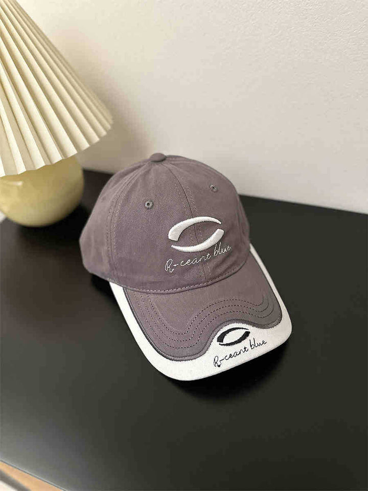Kvinners avslappede broderte baseball cap Skanto