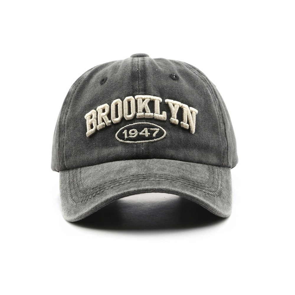 Men's Distressed Cotton Dad Cap Skanto