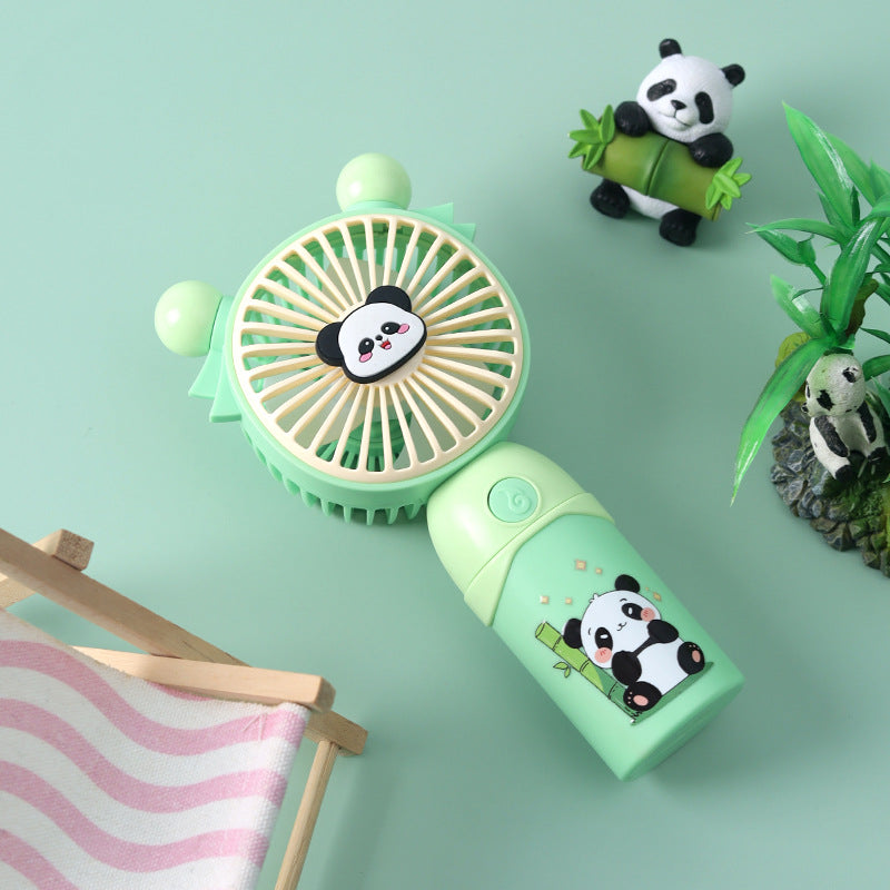 Dame Bærbar Mini Vifte med søtt Panda-motiv Skanto
