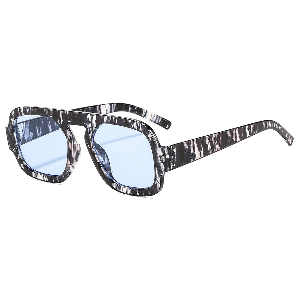 Men's Bold Retro-Inspired Square Sunglasses Skanto