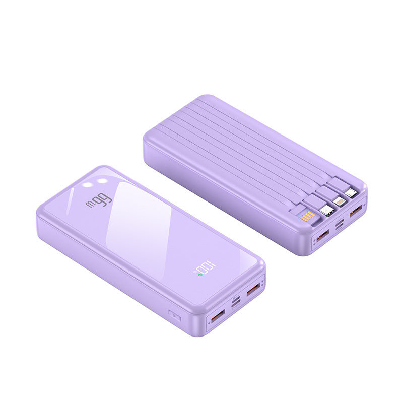 Ultra-slank Powerbank med flere ladealternativer Skanto