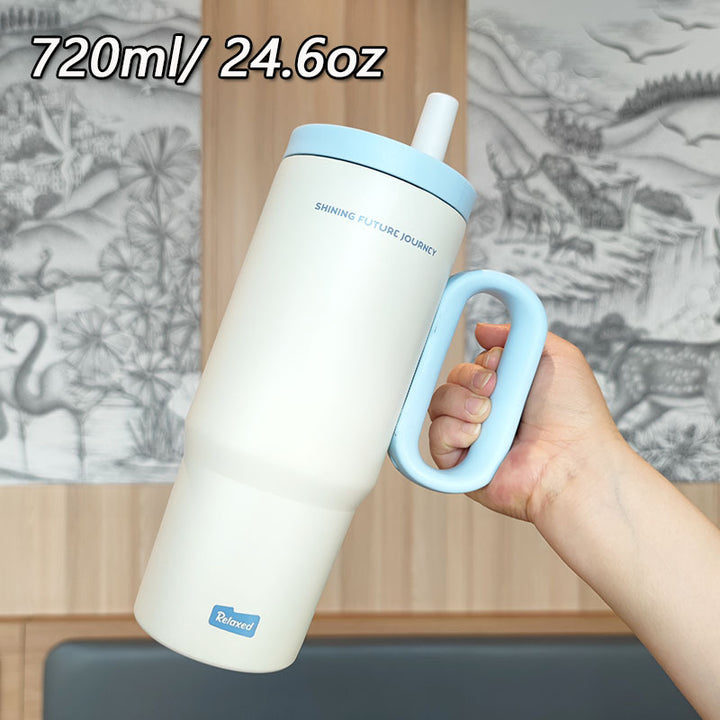 Damer isolert drikkebeholder med ergonomisk håndtak Skanto
