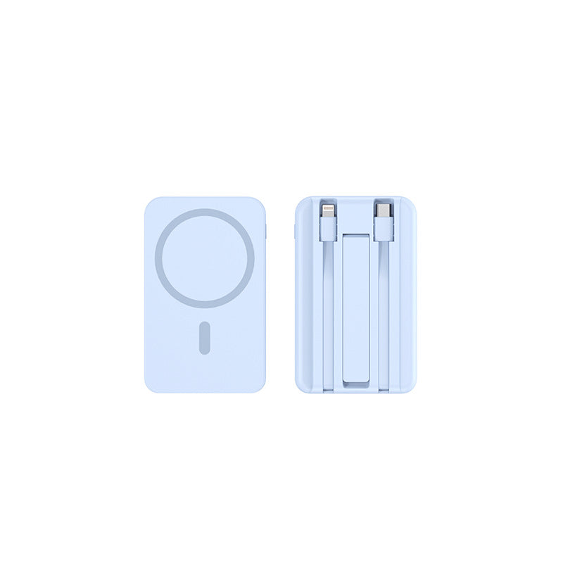 Bærbar Magsafe Powerbank med Innebygd Stativ Skanto