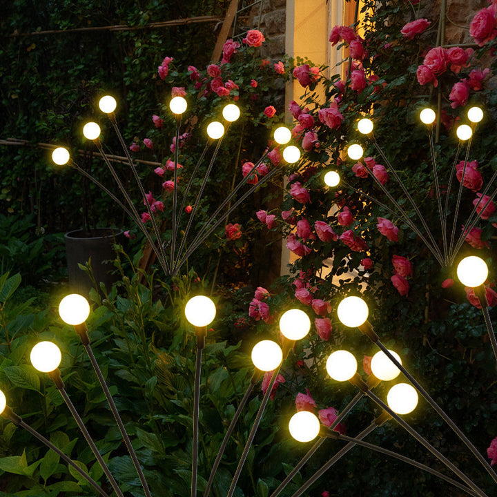 Dekorative LED fiberoptiske blomster stakebuketter Skanto