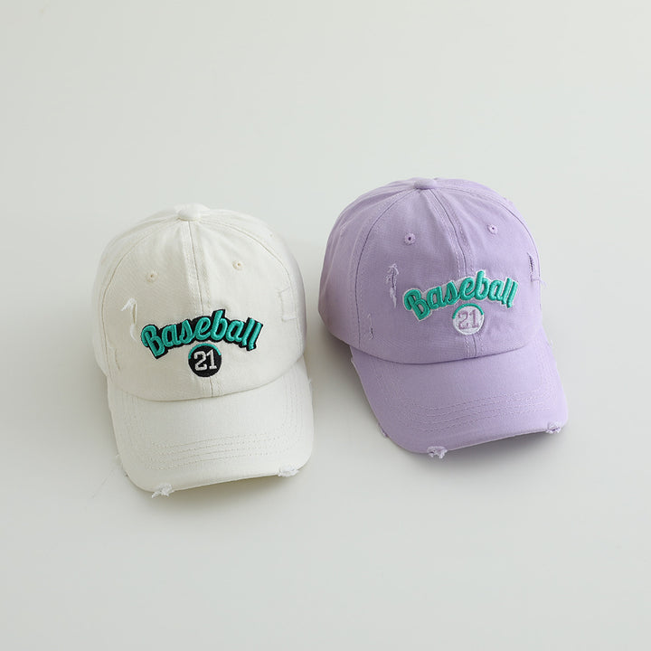Men's Distressed Cotton Baseball Cap Skanto
